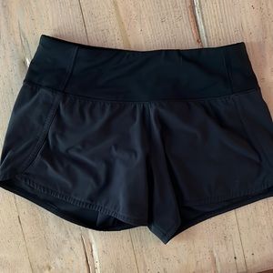 Black Lululemon size small  shorts.